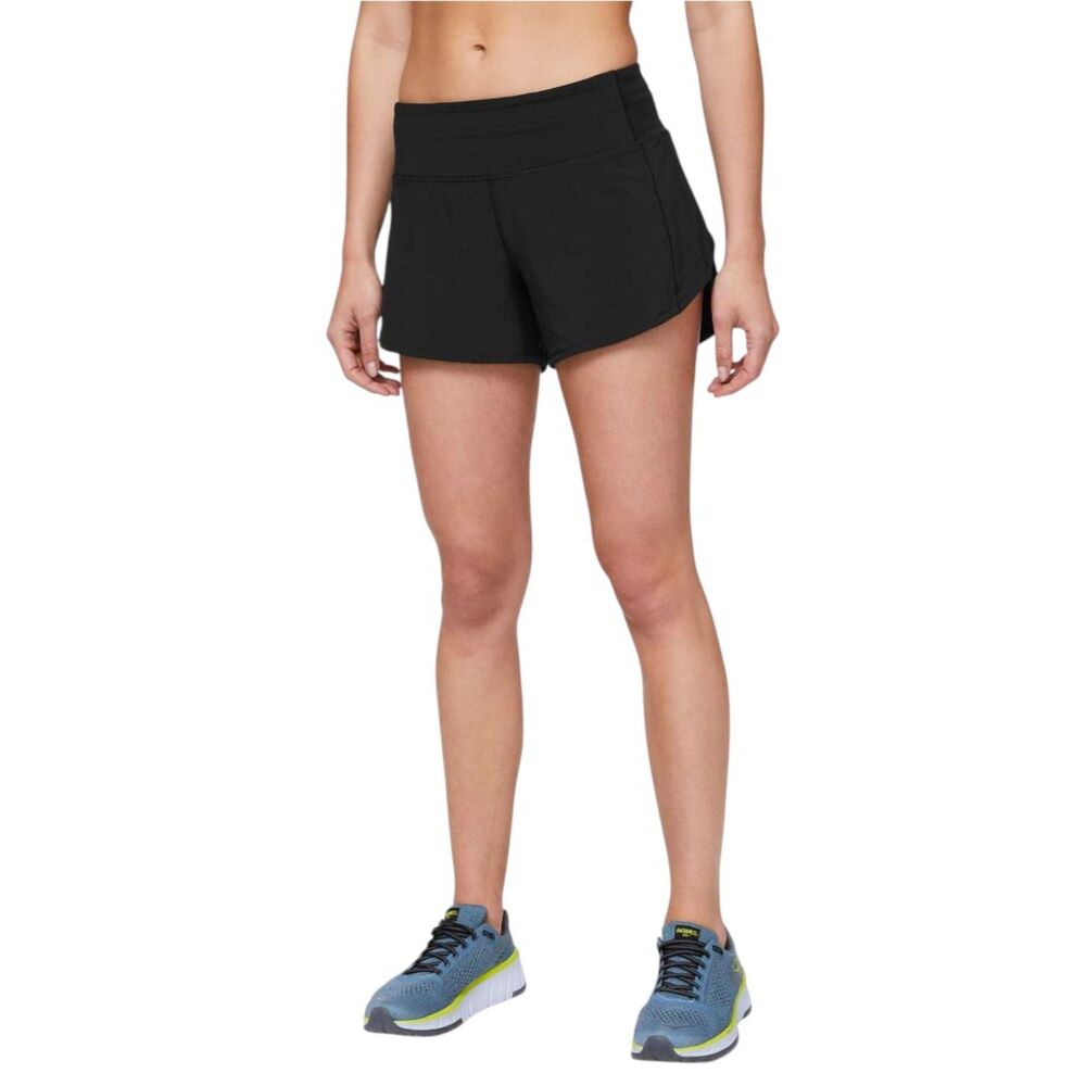 Lululemon Speed Up Short Mid Rise 4"Black - Picture 3 of 8